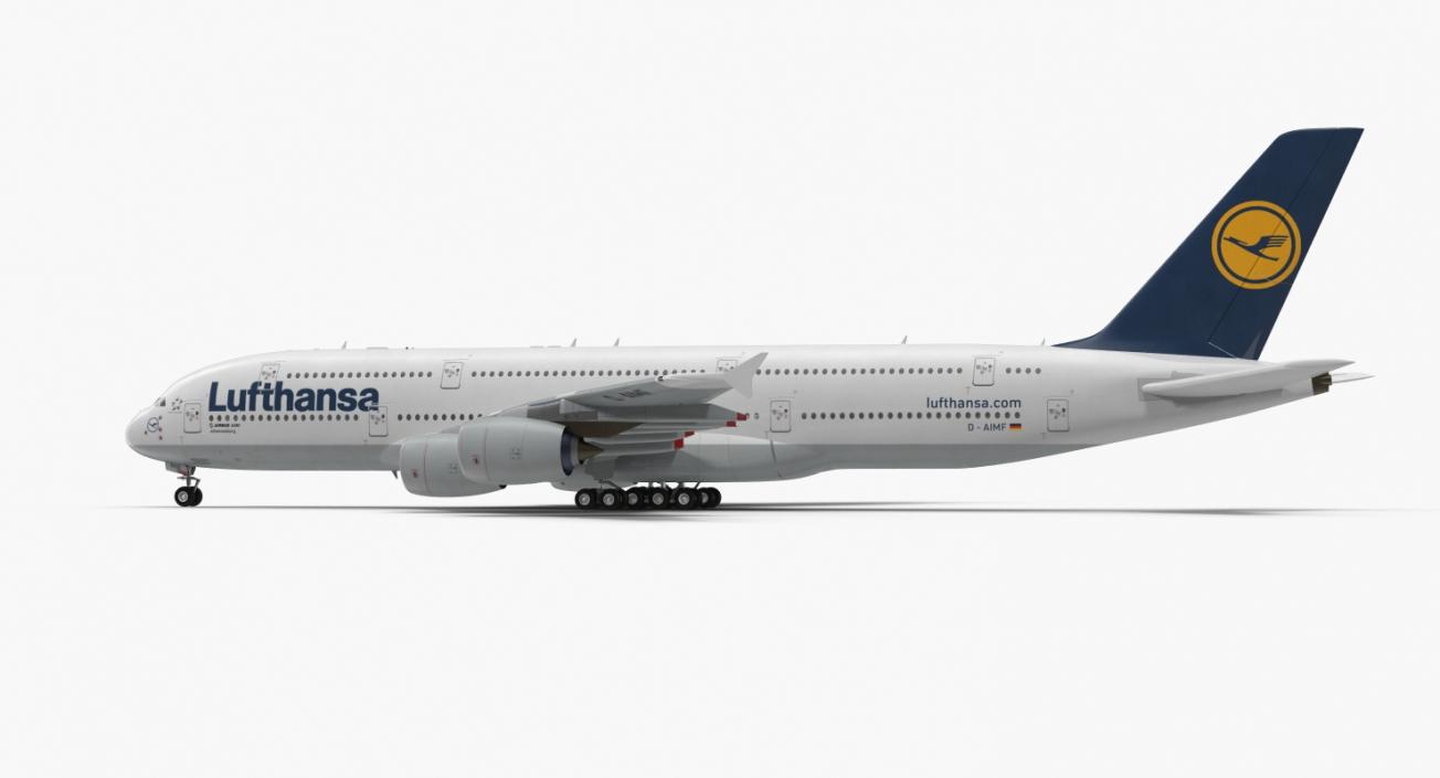 Airbus A380-1000 Air France 3D